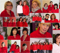 Collage-Mitarbeiter